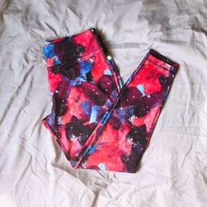 Danskin Now Galaxy Activewear Leggings (L)